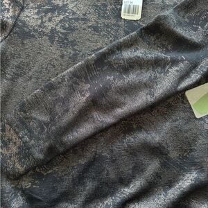 Anne Klein Black cooper glimmer Long Sleeve